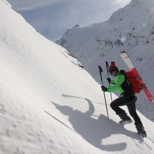 Stoupání v Ötztálu s mačkami CAMP Skimo Total Race