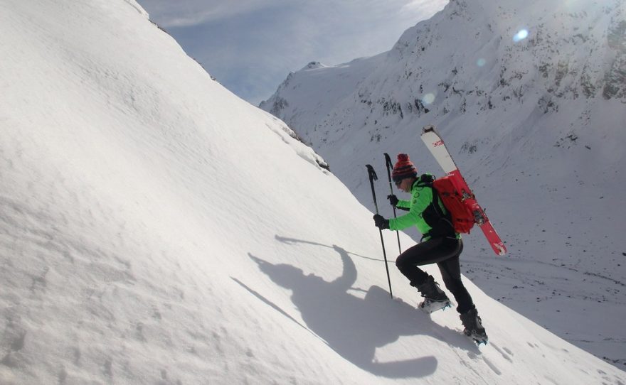 Stoupání v Ötztálu s mačkami CAMP Skimo Total Race