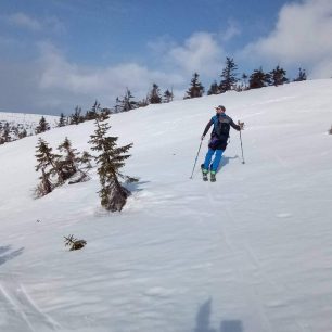 Testování batohu Osprey Soelden PRO 32 v Krkonoších zabralo 20 dní na skialpech