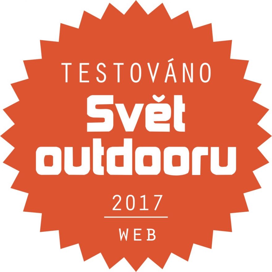 Testováno na webu Světa outdooru 2017.