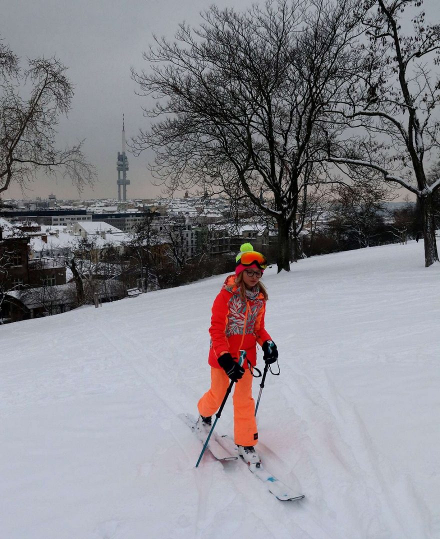 Stoupání v oblasti Vítkova v podání skimokids