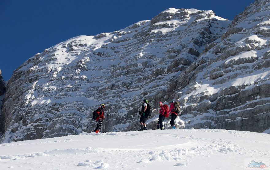 Pod severními svahy Monte Ursic (2541 m)