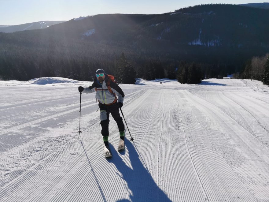 Skialpový komplet DECATHLON WEDZE na krkonošských stráních