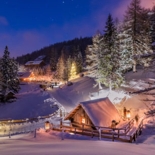 pohádková atmosféra na Adventní stezce, Rakousko, Katschberg