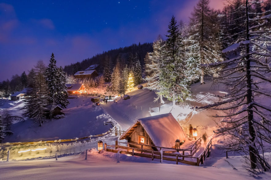 pohádková atmosféra na Adventní stezce, Rakousko, Katschberg