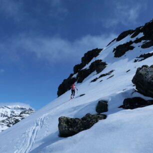 Další výstupu z údolí Leirdalen, tentokrát na Bukkehoe (2314 m)