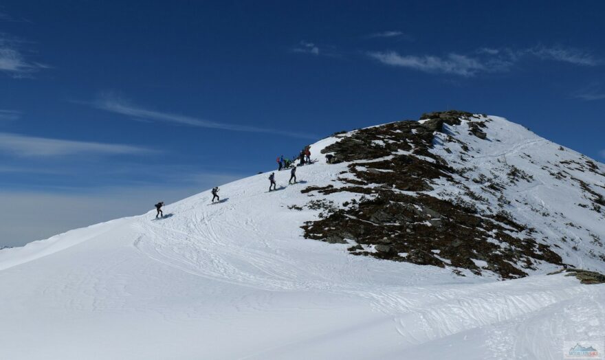 Závěrečný úsek výstupu na Karlspitze