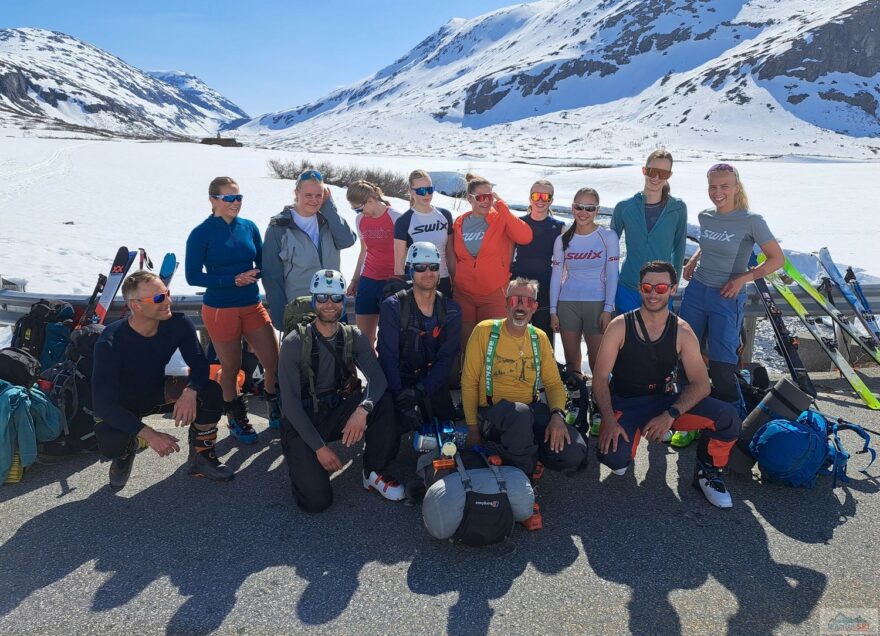 Navázání družby s norským dámským skialpovým týmem