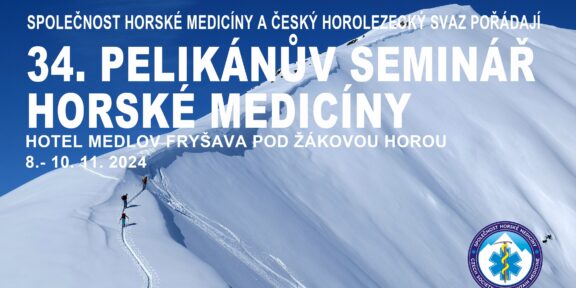 Pozvánka na 34. Pelikánův seminář horské medicíny 2024