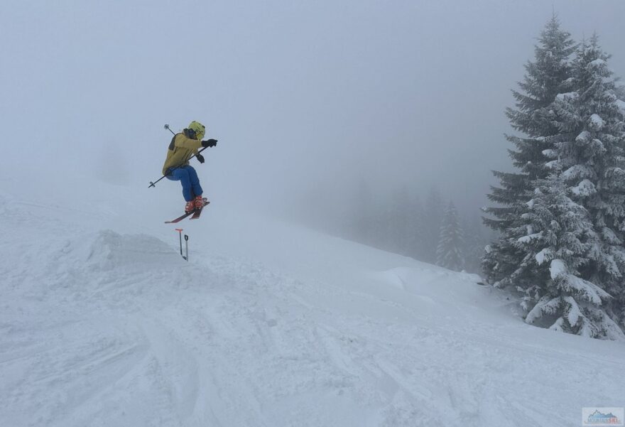 Bezpečné skakání pro skialpinismus