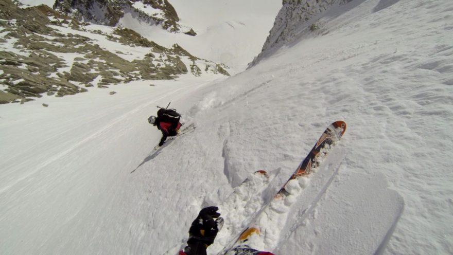 Kejda ski team zavítal také do masivu Mont Blancu. Sjeli zde například Gervasuttiho kuloár z Mont Blanc du Tacul