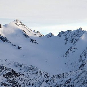 Mraky si hrají nad Alpami