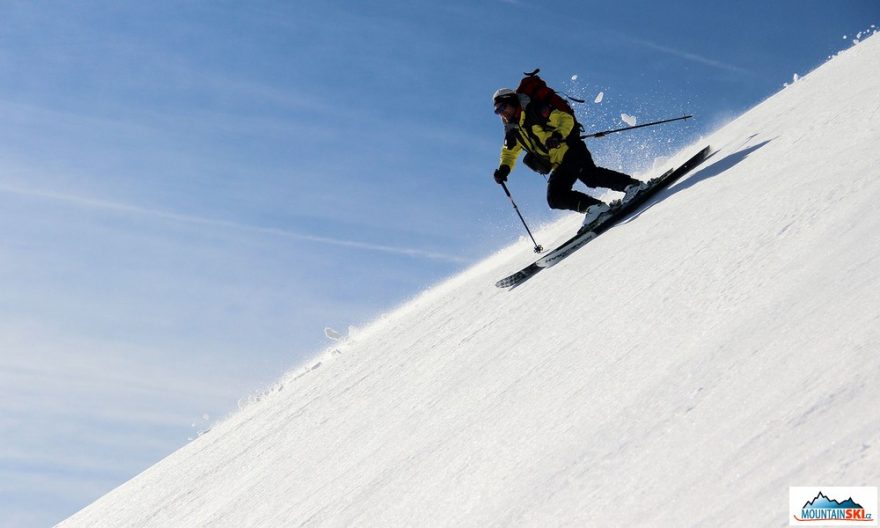 Sjezd z Titova vrvu na lyžích Dynafit Huascaran a s holemi Fizan Broad Peak 2