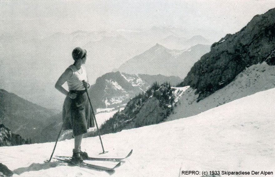 Výhled od Soienalmu (1517 m) na východ k Chiemgauer Bergen