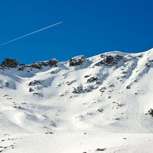 Zleva - Bystrá lávka, Furkotský štít a Hrubý štít