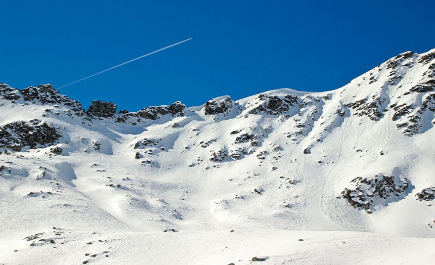 Zleva - Bystrá lávka, Furkotský štít a Hrubý štít