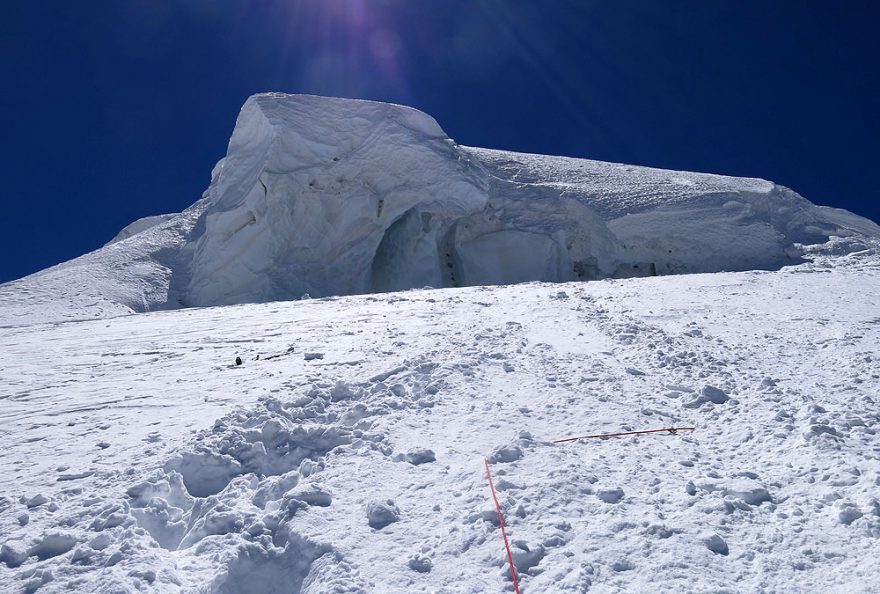 Snow park Communism Peak - skokanský můstek s kritickým bodem 40 metrů