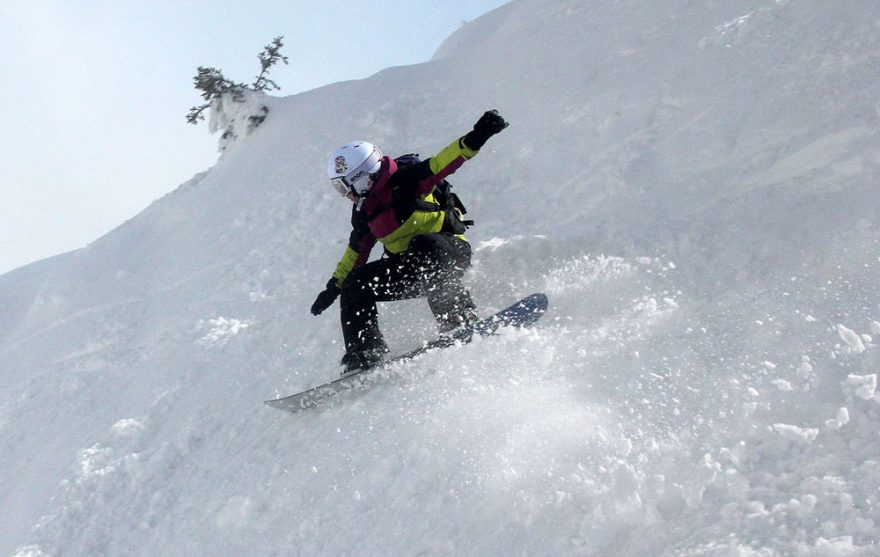 Se splitboardem ve volných terénech Jahoriny