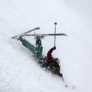 Jen tak si padám, občas vzduchem, občas po sněhu - Jahorina