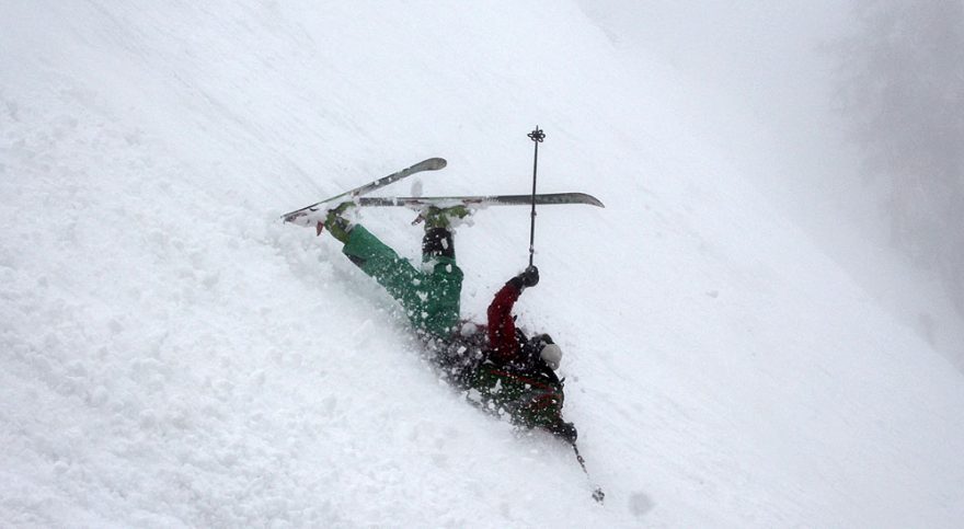 Jen tak si padám, občas vzduchem, občas po sněhu - Jahorina