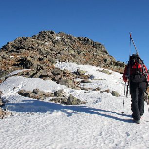 Místo skialpu spíše pěší turistika