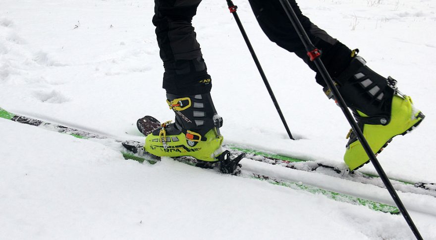 Chůze a výstup je se SkiTrab TR2 klasicky techový