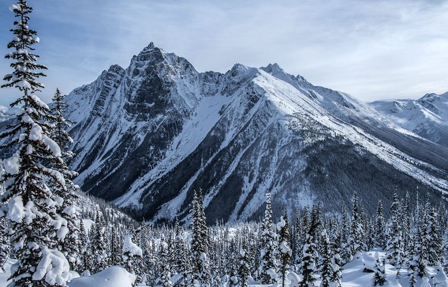 Mt. MacDonald a jeho jezditelné žlaby