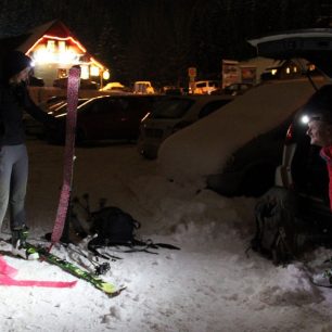 Před pátečním večerním výstupem na Jindřichův dům