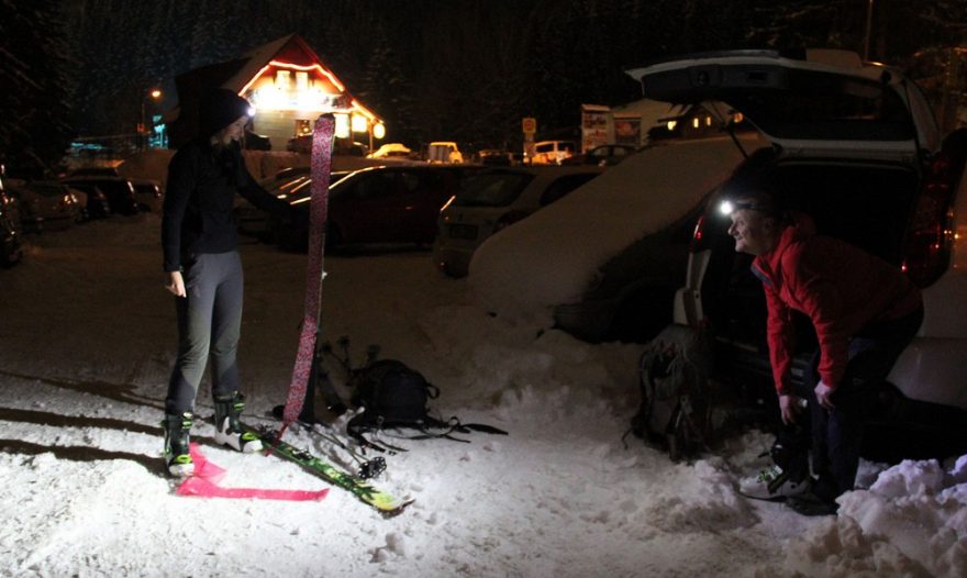 Před pátečním večerním výstupem na Jindřichův dům