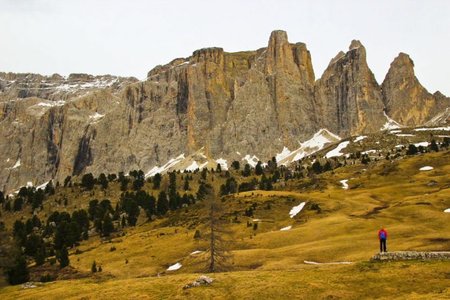 Jarní Dolomity - Sellla Towers