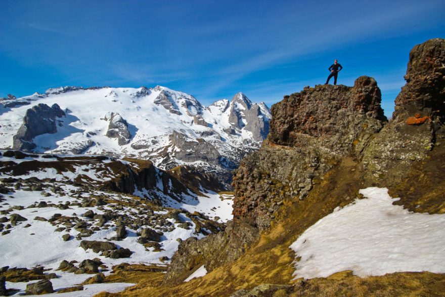 Směrem na via Ferrata delle Trincée I.