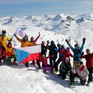 Československá skupina na vrcholu Storebjørn