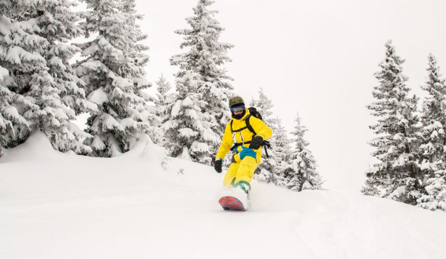 Karel, pravděpodobně první snowboardista v oblasti vůbec