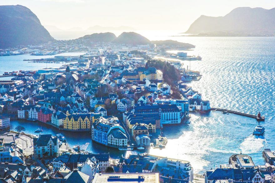 Ålesund, světová rarita secesní architektury