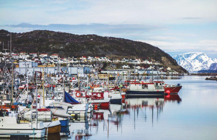 Skjervøy, největší místní městečko