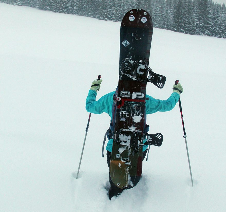 Splitboard na batohu Vaude Nendaz 25