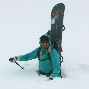 Splitboard na batohu Vaude Nendaz 25