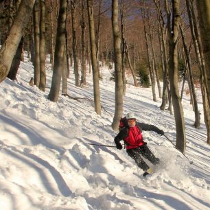 Mladší bruder na svých nových Mountain Wave