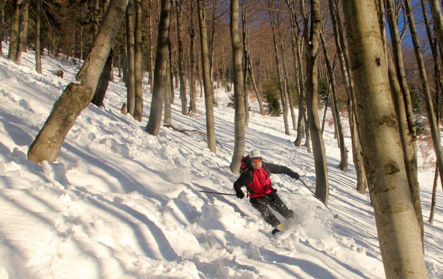 Mladší bruder na svých nových Mountain Wave