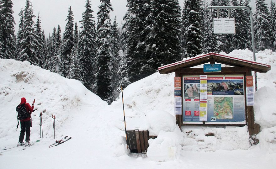 Parkovištní infocentrum u NRC Gully