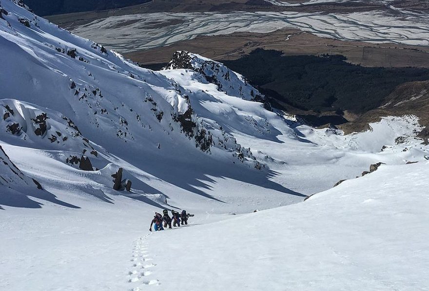 S klienty v Humbolt mountains na Novém Zélandě