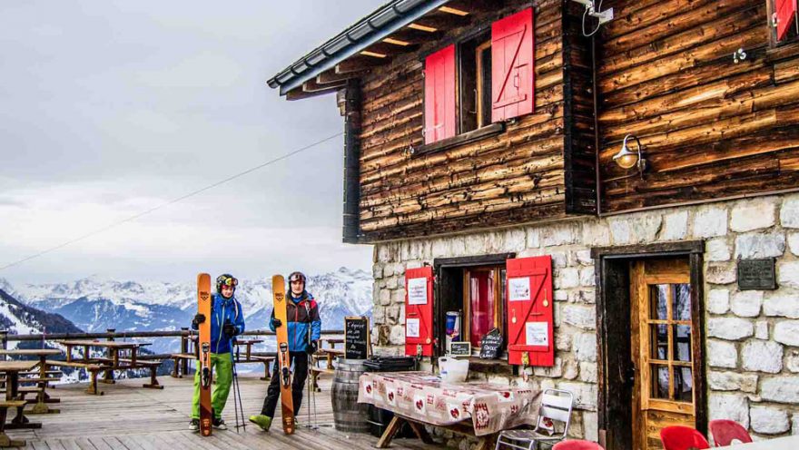 black crows brothers na Cabane de Balavaud – skvělé ubytování přímo na sjezdovce