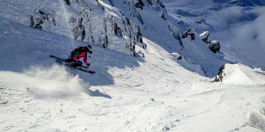 Rocky Graden ze Chassoures směrem na Verbier