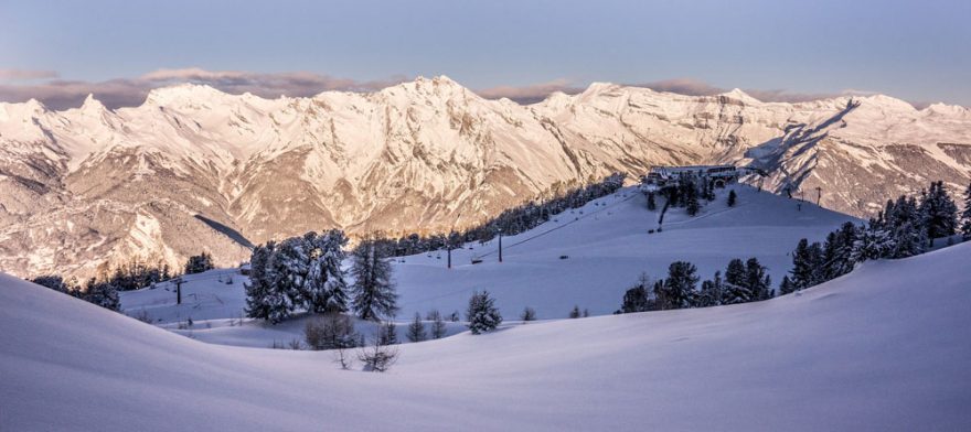 Nendaz vrchní stanice Tracouet