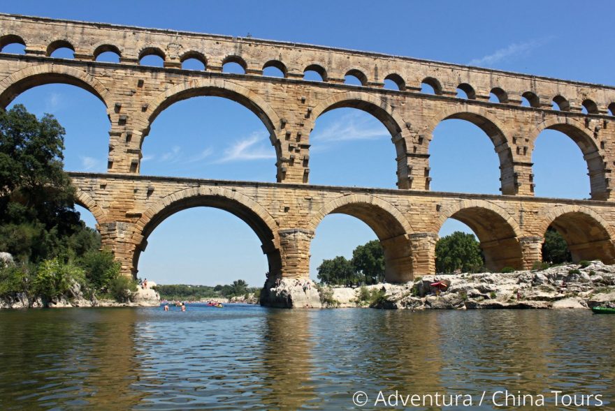 Unikátní Pont du Gard, Andrea Sedláčková, Francie