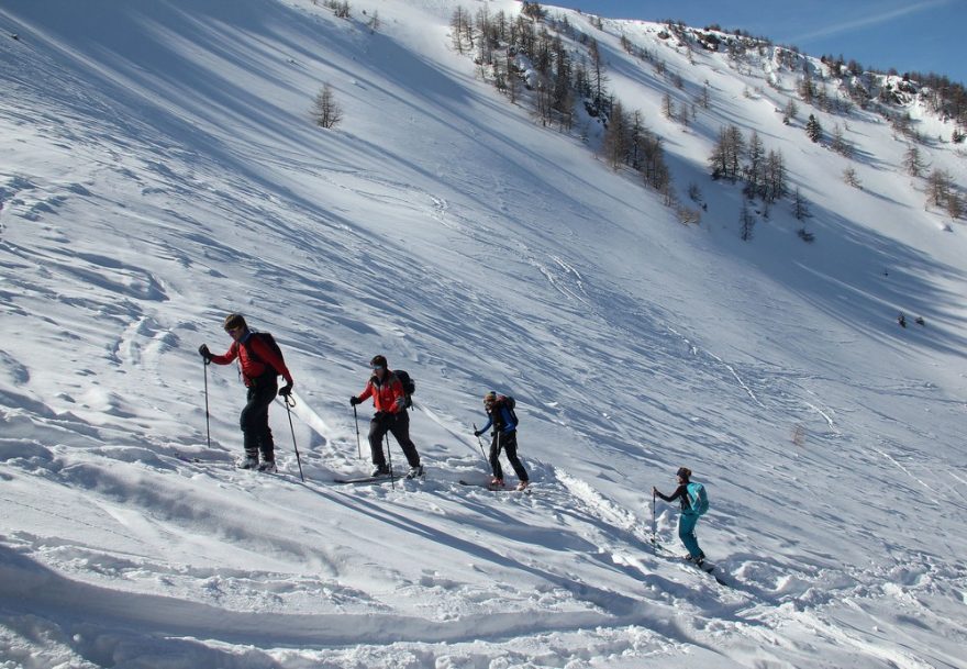 Svahy mezi Vennspitze a Padauner Berg