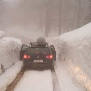 Chorvatského sněhu bylo trochu více - foto: Jana Hrbáčková