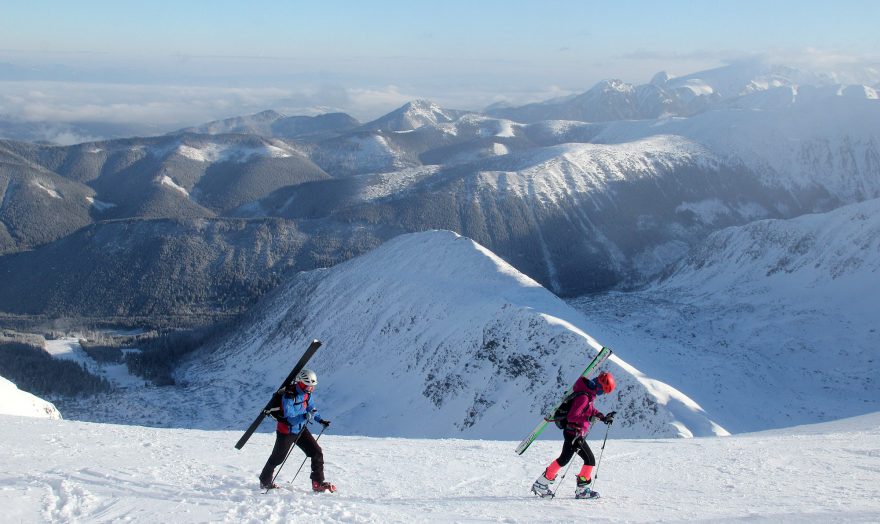 Relaxační skialp v oblasti Spálené doliny