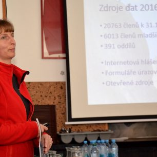 Lucie Bloudková shrnuje úrazovou statistiku za poslední období, foto: Jiří Šrenk
