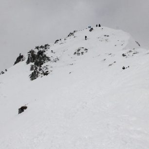 Závěrečný úsek na vrchol Viševniku (2050 m)